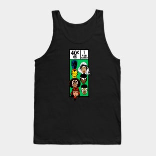 Black Superhero Team Tank Top